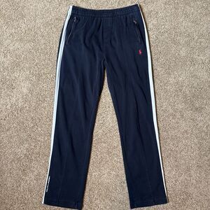 Polo Ralph Lauren Interlock Track Pant Mens Medium Black Pony Sweatpants Lounge